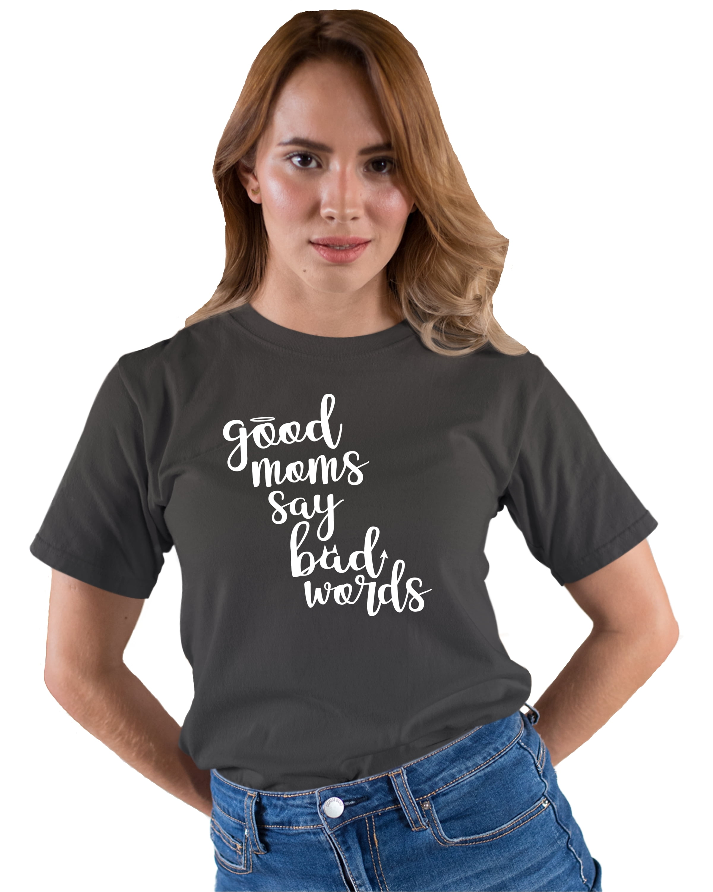 Saggy Boobs Funny Mom Humor Mors Day Womens Graphic T Shirt Tees Brisco Brands, Women's, Size: Medium, Green