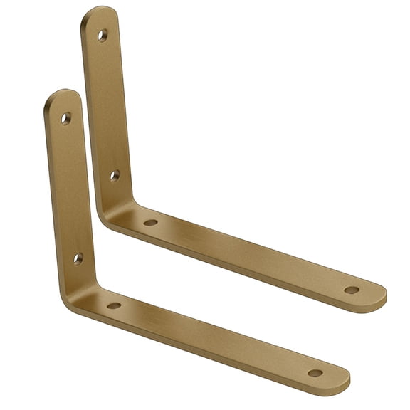 2pcs Multi-Size Rustic Board Wall Shelf Bracket Heavy Duty Angle Shelf Mounting Bracket Storage Holder Home Decor