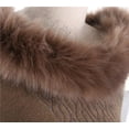 thumbnail image 5 of PIKADINGNIS Women Shawl Wrap Tassel Poncho Warm Soft Winter Fleece Sweaters Cardigan Cape, 5 of 6