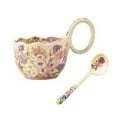 thumbnail image 1 of Ceramic Coffee Cups , Antique Coffee Cups with Floral Patterns, Dishwasher and Microwave Safe(Including Spoon), 1 of 8