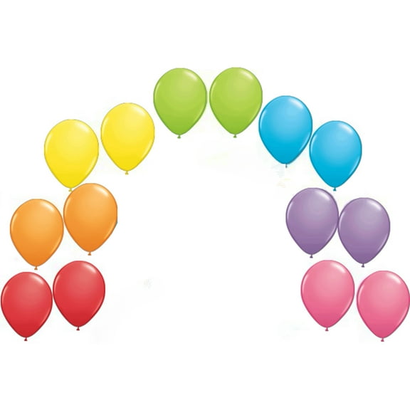 Qualatex (14) 11" Rainbow Colored  My Little Pony Birthday Party Latex Decoration Balloons