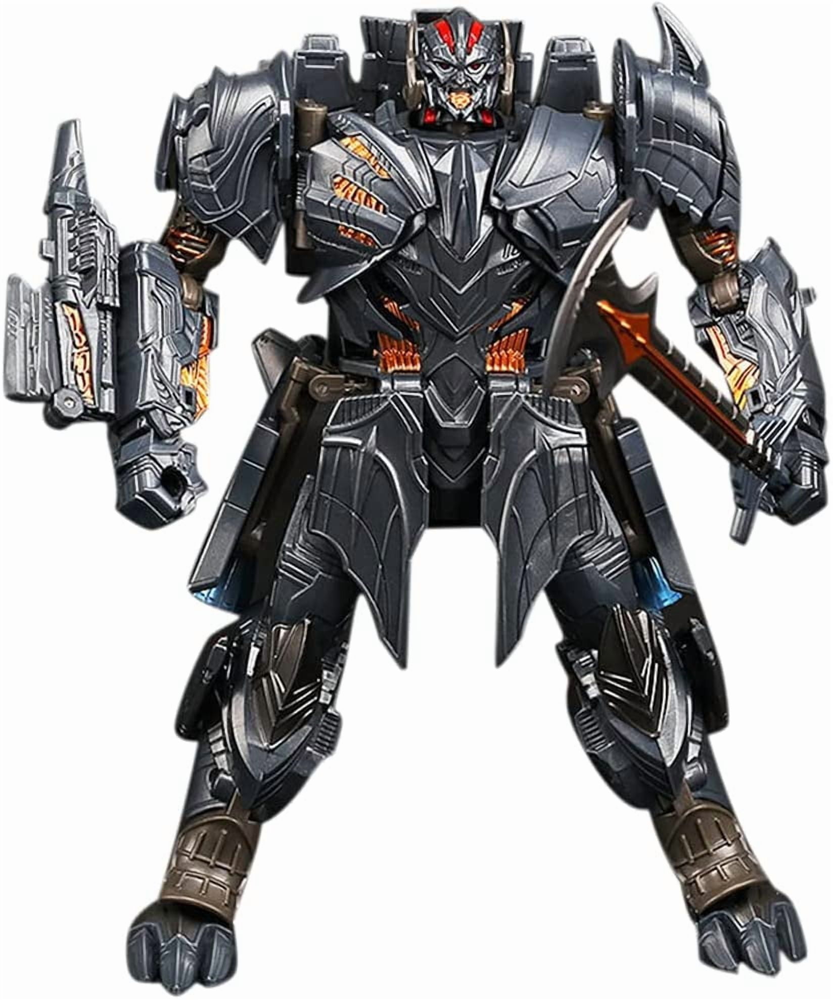 Black Mamba 7.4 Inch Deformation Alloy Car Robot Action Figure, Manual Assemble Model Kit, Movie 5 Collectible Desktop Decoration Gift
