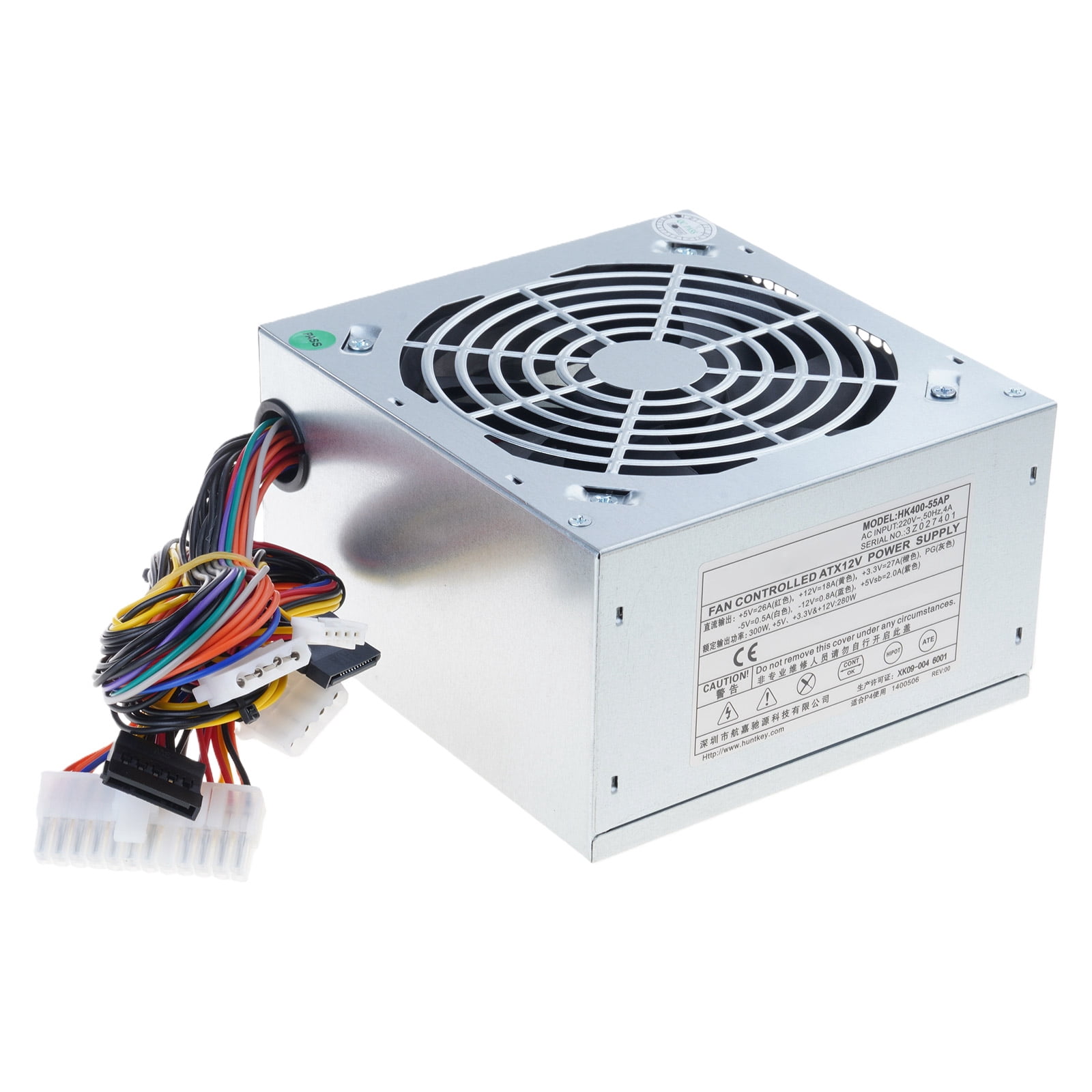 High Stability Computer Power Supply 160W 200W 220W 250W 300W 350W Metal Case Featuring Quiet Cooling