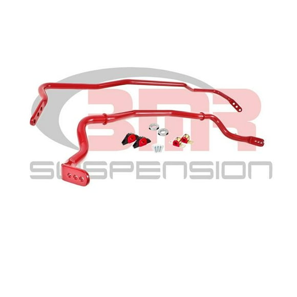 BMR Suspension SB043R Sway Bar Kit with Bushings for 2015 - 2017 Mustang