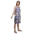 thumbnail image 3 of Moomaya Round Neck WoMen's A-Line Nightdress Sleeveless Printed Cotton Nightwear, 3 of 6