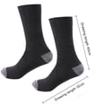thumbnail image 2 of Ettsollp Usb Heated Socks 1 Pair Usb Rechargeable Battery Heated Socks Quick Heating 3 Temperature Adjustable Stretchy Washable Winter Electric Foot Warmers, 2 of 8