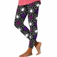 thumbnail image 2 of Women's Halloween Print Leggings High Waisted Elastic Yoga Pants Tummy Control Lounge Pants for Workout Athletic Yoga, 2 of 5
