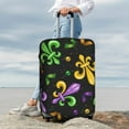 thumbnail image 4 of Uemuo Mardi Gras Carnival4 Printed Washable Luggage Cover - Fashion Suitcase Protector Fits 18-32 Inch Luggage -Medium, 4 of 9