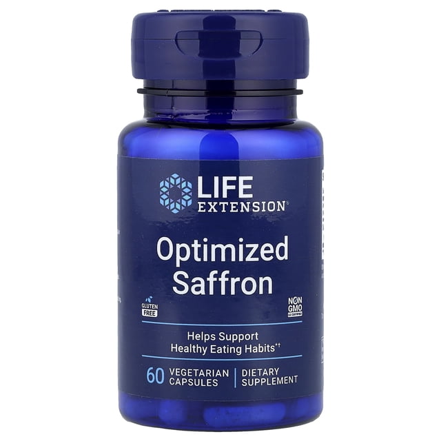 LIFE EXTENSION | Optimized Saffron | 60 Vegacaps