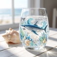 thumbnail image 5 of Coastal Mugs, Handcrafted Marine Animal Bar Glass Tea Cup, Clear Glass 2D Ocean Animal Coffee Mug, Coastal Home Decor Gift for Ocean Lovers, 5 of 7