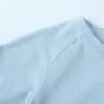 thumbnail image 4 of WIBACKER 3M-3T Baby Boys Ribbed Bamboo Viscose Short Pajamas, 2 Way Zipper One-Piece Short Sleeve Sleepers, 4 of 11