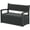 Black, variant on 70 Gallon Storage Bench Deck Box Outdoor with Armrests, Storage Furniture Waterproof Lockable for Porch Patio and Garden(51.06*24.17*35.24")