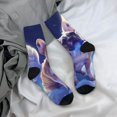 thumbnail image 5 of KLL Night Sky Winged French Bulldog Print Cool Socks Men's Women's Crew Socks Funny Crazy Novelty Stockings, 5 of 6