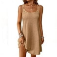 thumbnail image 2 of yillto Womens Nightdress Sleeveless Sleepwear Short Nightgowns Spaghetti Strap Summer Pajamas Dress, 2 of 5