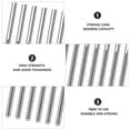 thumbnail image 2 of 10 Pcs 1 Bag Premium Safe Connecting Rods Durable Clamping Rods (Silver), 2 of 7