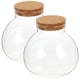 thumbnail image 1 of ColoMX Botella de vidrio de terrario transparente de 2 piezas Microlandscape Jar de vidrio Ecológico Botella ecológica, 1 of 7