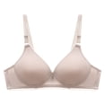 thumbnail image 1 of XZNGL Womans Printing Gathered Together Daily Bra Underwear No Rims, 1 of 9