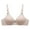 Gray, variant on Women's Satin Push Up Bra Wireless Padded No Underwire Bralettes Lace Plunge Bras Lightweight Strappy Daily Bra