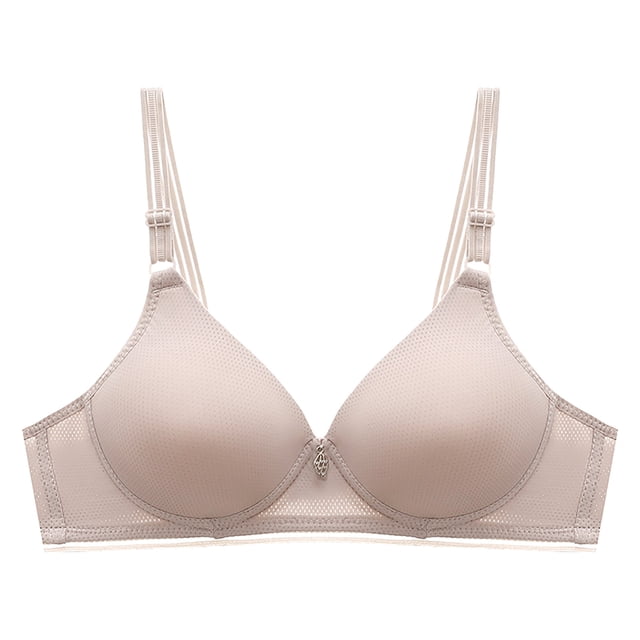XZNGL Womans Printing Gathered Together Daily Bra Underwear No Rims