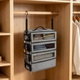 thumbnail image 4 of Outdor Portable Travel Storage Rack Hanging Travel Shelf Storage With Small Compartments Inside Suitable For Carry On Luggage Modern Style, 4 of 5