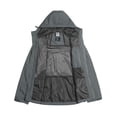 thumbnail image 5 of Little Donkey Andy Men's Waterproof Rain Jacket Windproof Light Jacket Outdoor Rain Shell with Hood for Hiking Travel Golf Size M, 5 of 6