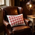 thumbnail image 4 of Flag Decorative Throw Pillow, Knitted Patriotic Pillow With Velvet Back, Home Decor Accent Pillow, 9in x 15in Polyester Cushion For Living Room, Bedroom, Office, Sofa, 4 of 6