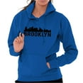 thumbnail image 3 of Brooklyn NYC Skyline New York City NY Hoodie Sweatshirt Women Men Brisco Brands S, 3 of 6