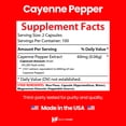 thumbnail image 3 of HealthFare Cayenne Pepper Capsules 600mg | 200 Vegan Pills | 45,000 Heat Units (HU) | Cardiovascular, Circulation & Digestive Support | High Potency Herbal Extract | Non-GMO, Gluten-Free | Made in US, 3 of 7