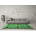 thumbnail image 3 of Ahgly Company Indoor Square Persian Emerald Green Traditional Area Rugs, 6' Square, 3 of 4