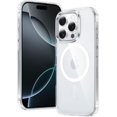 thumbnail image 1 of for iPhone 16 Pro-Max Case: Magnetic Military Grade Drop Protection Anti Yellowing Cell Phone Cover - Rugged Shockproof Protective Bumper Transparent Cases(Clear),Clear, 1 of 5