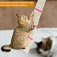 thumbnail image 2 of OUNONA Tapis de Grattage pour Chat en Sisal Robuste Couleur Aléatoire Coin Mural pour Chats Engageant, 2 of 8