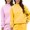 Yellow, variant on Aoiroe 2 Pack Womens Oversized Hoodies Sweatshirts,Long Sleeve Hoodies Tops, Fashion Pullover, Womens Oversized Sweatshirts, Long Sleeve Tops, Fall Winter Clothes, Turtleneck Sweater T-Shirt, Beige L