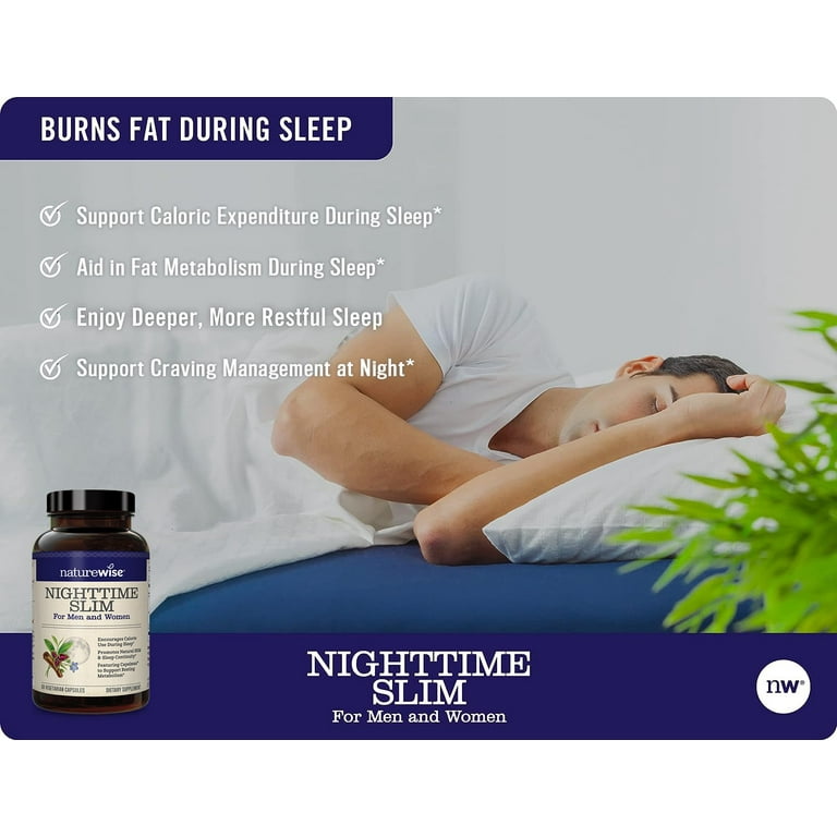 NatureWise Nighttime Slim with Capsimax - Natural Thermogenic