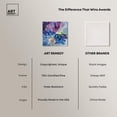 thumbnail image 6 of Floralisque I Canvas Modern Abstract Art by Art Remedy, Gallery Wrapped, 16" x 16", 6 of 7