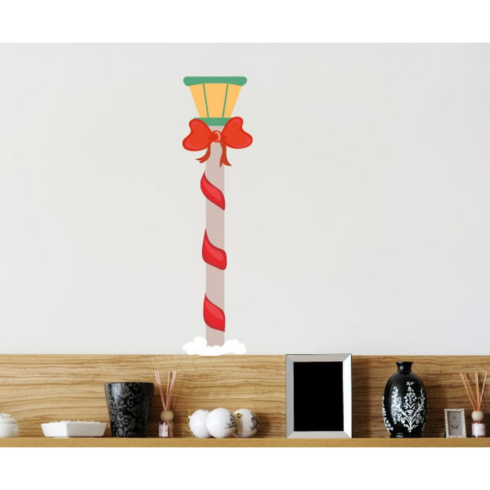 Christmas Light Pole Decorations Wall Decal Vinyl Sticker Car