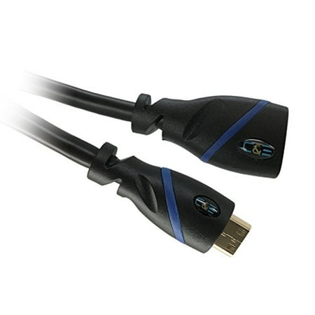 C&E Mini HDMI 4 PCS, 3 Feet HDMI Female A to Mini HDMI Male Cable Gold Plated Connector, CNE617978