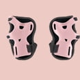 thumbnail image 3 of Casco EPS, rodilleras, coderas y muñequeras para patineta, scooter y ciclismo, color rosa M, perfecto para niños de 6 a 14 años, equipo de protección, 3 of 5