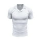 thumbnail image 4 of pstuiky Mangas cortas para hombre, Blusa informal de manga corta con cuello en V y tirantes sueltos para hombre camisas casuales para hombre l, 4 of 6