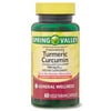 Spring Valley Turmeric Curcumin Complex with CurcuWin Dietary Supplement, 550 mg, 60 count