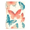 thumbnail image 7 of FORMRS 1-Subject Spiral Notebook 8" x 5" College Ruled 60 Refillable Sheet A5 Hard Cover, Watercolor Butterflies, 7 of 7