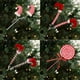 thumbnail image 1 of Recortes De Plástico Recortes de plástico para árbol de Navidad, 50 x 26 x 3,5 cm, rojo y verde, relleno de ramas artificiales, 1 unidad JASKFLY, 1 of 9