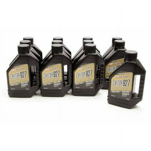 Maxima Racing Oils 23916 16 oz Castor 927 2-Cycle Motor Oil, Case of 12
