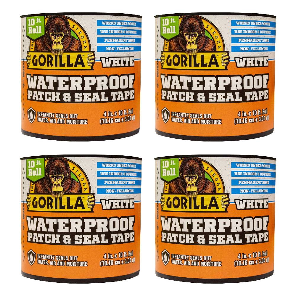 Gorilla Patch And Seal Tape Waterproof 4 in x 10 ft Roll Extra Thick