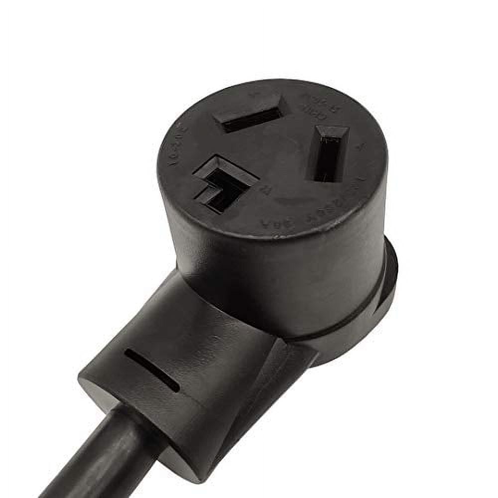 Parkworld 61445 RV to Dryer Adapter Cord RV Plug NEMA 14-50P to 10-30R Dryer Female, 30A, 250V, 12 inch