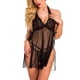 thumbnail image 5 of Vestido de ropa de dormir sexy para mujer Conjunto de lencería con perspectiva en V profunda Ropa interior de encaje, S Inevent XX000107-01, 5 of 7