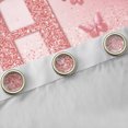 thumbnail image 4 of Manfei Kawaii Bowknot Alphabet H Curtains Pack of 2 (42x84 Each) for Female Women Teens,Bling Glitter Splash Curtains Blackout,Flying Butterfly Bedroom Curtains,Dreamy Princess Room Decor, 4 of 6