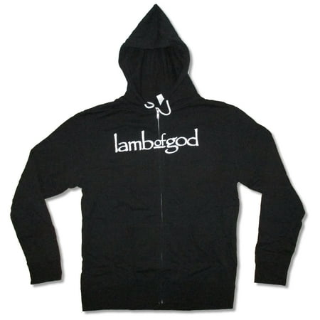 Lamb Of God Blue Sturm Und Drang Zip Up Black Sweatshirt