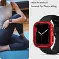 thumbnail image 4 of Ajuste ceñido diseñado para Apple Watch Series 7 (45 mm), color rojo metalizado, 4 of 5