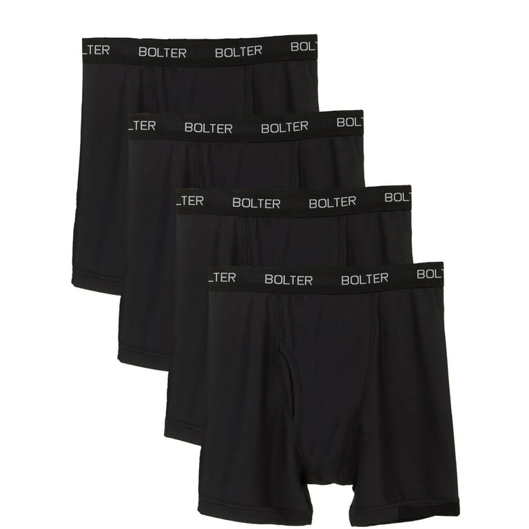 Bolter Men's Cotton Spandex All Day Boxer Briefs 5-Pack (Small, Brights) :  : Clothing, Shoes & Accessories