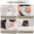 thumbnail image 5 of YAZAOO Table Lamp Creative Ethereal Roses Pattern Simple Pattern Night Light, 5 of 8